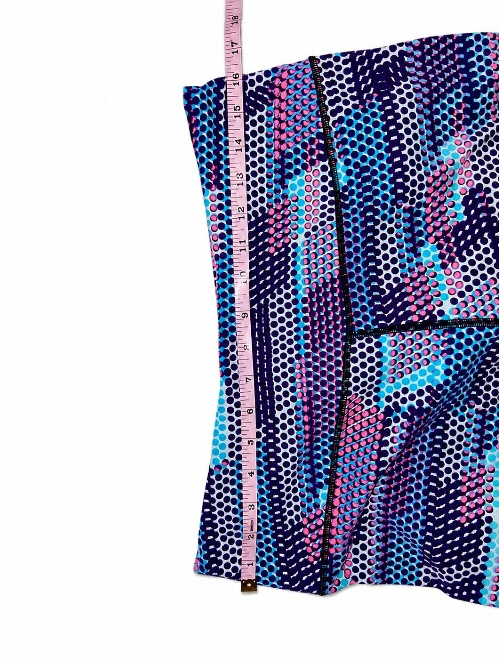 Victoria Sport Knockout Capri Yoga Leggings XS Purple Pink Blue Athletic Compres